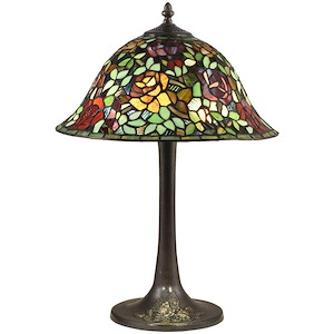 Garden Rose - Two Light Table Lamp