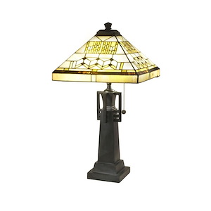 Akron Tower Mission - 2 Light Table Lamp
