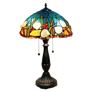 Coral Sea - 2 Light Table Lamp-24.5 Inches Tall and 16 Inches Wide