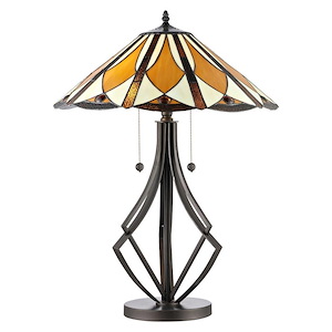Diamond Flare - 2 Light Table Lamp