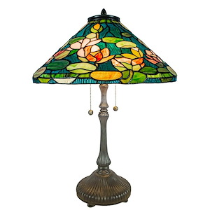 Huntington - 2 Light Table Lamp-25 Inches Tall and 20.5 Inches Wide