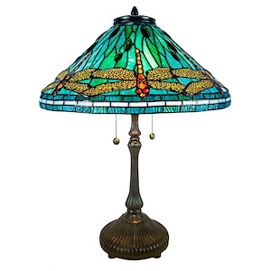 Sonata Dragonfly - 2 Light Table Lamp-26.5 Inches Tall and 20 Inches Wide