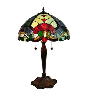 Rapallo - 2 Light Table Lamp-24 Inches Tall and 16 Inches Wide