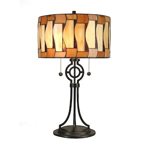 Addison Tiffany - Two Light Table Lamp