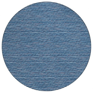 Laidley - Round Area Rug in Navy Finish-Multiple Sizes - 1301506