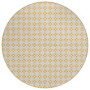 Marlo - Round Area Rug in Gold Finish-Multiple Sizes - 1301508