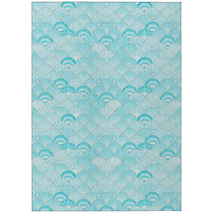 Seabreeze - Area Rug in Teal Finish-Multiple Sizes