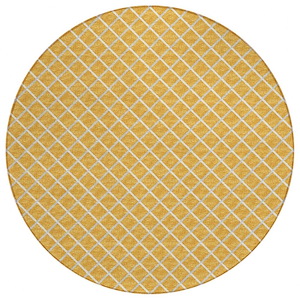 York - Round Area Rug in Gold Finish-Multiple Sizes - 1301607