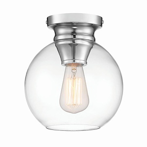 Ella - 1 Light Flush Mount-9 Inches Tall And 8.25 Inches Wide