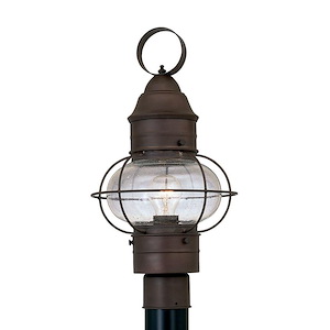 Nantucket - One Light Outdoor Onion Post Lantern