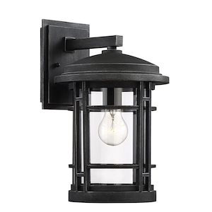 Barrister - 14.5 Inch 1 Light Outdoor Wall Lantern - 1211601