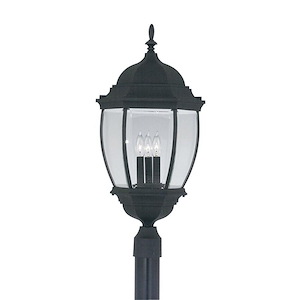 Triverton - Three Light Outdoor Post Lantern - 13811