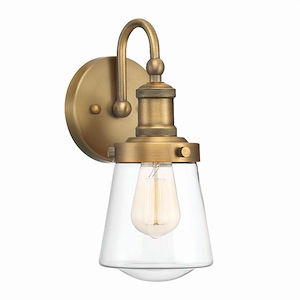 Taylor - 1 Light Wall Sconce-11.5 Inches Tall And 5.125 Inches Wide