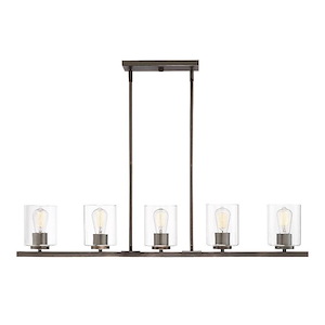 Liam - 5 Light Island-7.5 Inch Tall and 42.75 Inch Wide - 1376111