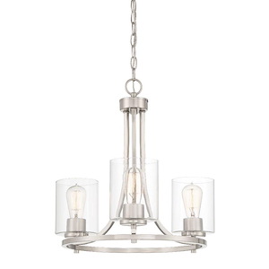 Liam - 3 Light Chandelier-19 Inch Tall and 20 Inch Wide - 1376112