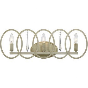 Hutton - 3 Light Bath Vanity-8.5 Inch Tall and 24.5 Inch Wide - 1376126