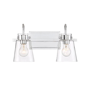 Inwood - 2 Light Bath Vanity-9.25 Inches Tall and 16 Inches Wide