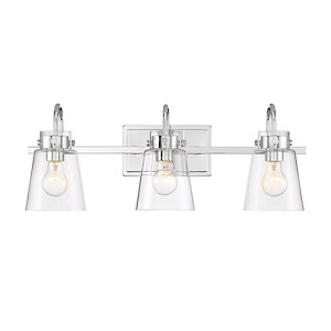Inwood - 3 Light Bath Vanity-9.25 Inches Tall and 24 Inches Wide