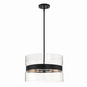 Midnight La - 6 Light Pendant-11 Inches Tall And 16 Inches Wide - 1211820