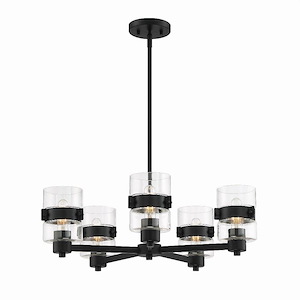 Midnight La - 5 Light Chandelier-7.75 Inches Tall And 26 Inches Wide - 1211682