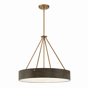 Erba - 6 Light Pendant-20.75 Inches Tall and 24 Inches Wide - 1090918
