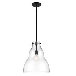 Lakeview - 1 Light Pendant In Transitional Style-16.5 Inches Tall and 14 Inches Wide - 1155809