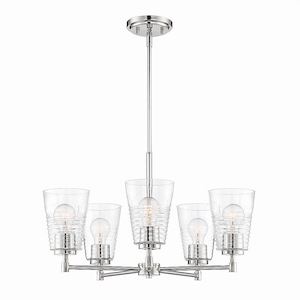 Ingo - 5 Light Chandelier-14.75 Inches Tall And 24 Inches Wide