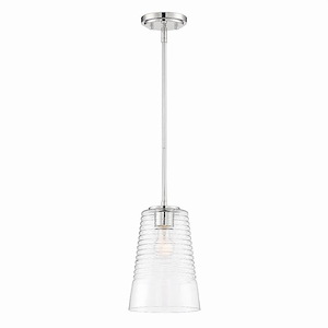 Ingo - 1 Light Pendant-12.25 Inches Tall And 8 Inches Wide