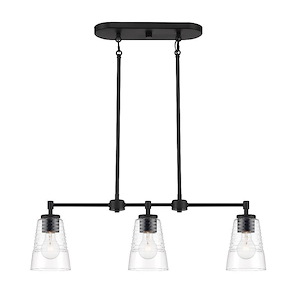 Ingo - 3 Light Island In Modern Style-10 Inches Tall and 30 Inches Wide