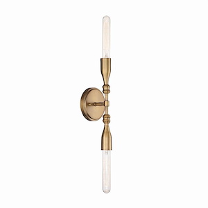 Louise - 2 Light Wall Sconce-13.5 Inches Tall And 5 Inches Wide - 1211853
