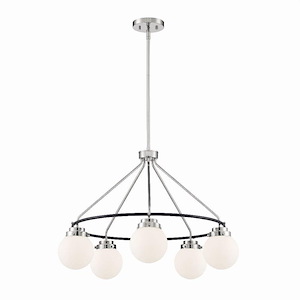 Elle - 5 Light Chandelier-20.5 Inches Tall And 28 Inches Wide