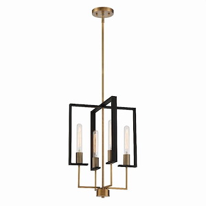 Chicago Pm - 4 Light Pendant-20.5 Inches Tall And 15 Inches Wide
