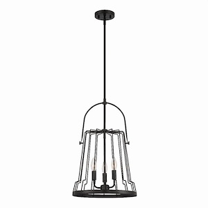 Alba - 3 Light Pendant-22 Inches Tall And 14 Inches Wide