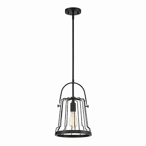 Alba - 1 Light Pendant-16 Inches Tall And 10 Inches Wide