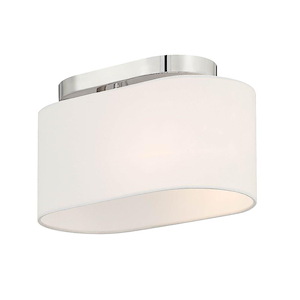 Midtown - 1 Light Semi-Flush Mount In Modern Style-7 Inches Tall and 11 Inches Wide