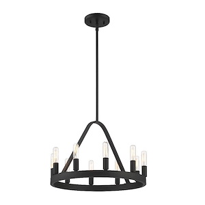 Carousel - 10 Light Chandelier In Modern Style-13 Inches Tall and 18 Inches Wide - 1156704