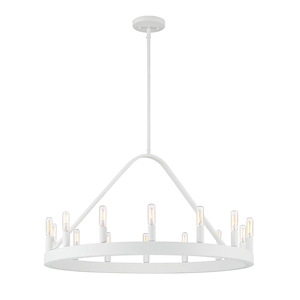 Carousel - 14 Light Chandelier In Modern Style-17.5 Inches Tall and 30.25 Inches Wide