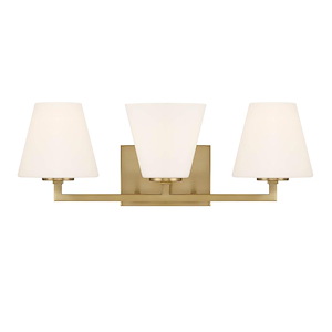 Palmyra - 3 Light Bath Vanity In Mid-Century Modern Style-8.75 Inches Tall and 24 Inches Wide - 1160522
