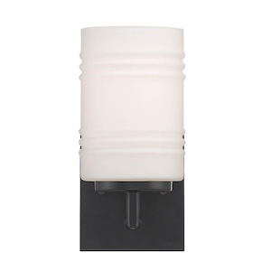 Leavenworth - 1 Light Wall Sconce In Modern Style-9.5 Inches Tall and 4.75 Inches Wide