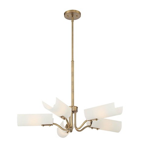 Manhasset - 5 Light Chandelier In Modern Style-21.25 Inches Tall and 30 Inches Wide - 1160903