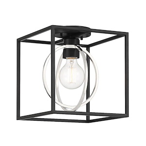 Kew Gardens - 1 Light Semi-Flush Mount In Modern Style-10.75 Inches Tall and 10 Inches Wide - 1157365