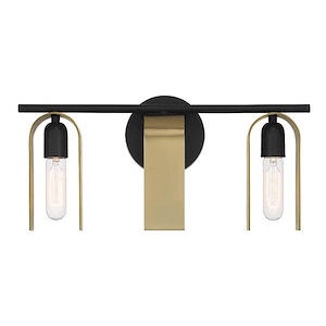 U Turn - 3 Light Bath Vanity In Glam Style-8.75 Inches Tall and 18 Inches Wide - 1157115
