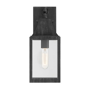 Blueberry Trail - 1 Light Outdoor Wall Lantern In Transitional Style-14.5 Inches Tall and 6 Inches Wide