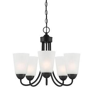 Malone - 5 Light Chandelier In Transitional Style-17.5 Inches Tall and 20 Inches Wide - 1154695