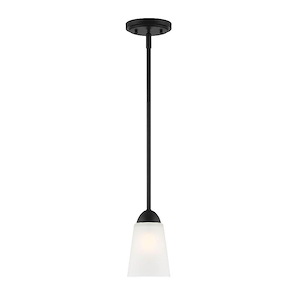 Malone - 1 Light Pendant In Transitional Style-7.25 Inches Tall and 5 Inches Wide