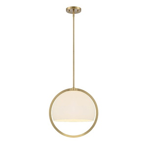 Eterna - 1 Light Pendant In Retro Style-16.75 Inches Tall and 16 Inches Wide