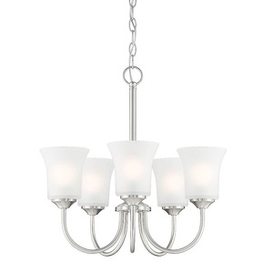 Bronson - 5 Light Chandelier In Transitional Style-20 Inches Tall and 20.25 Inches Wide - 1154589