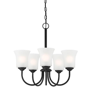 Bronson - 5 Light Chandelier In Transitional Style-20 Inches Tall and 20.25 Inches Wide
