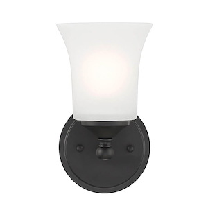 Bronson - 1 Light Wall Sconce In Transitional Style-9.5 Inches Tall and 5.25 Inches Wide