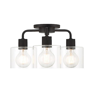 Vibrato - 3 Light Semi-Flush Mount -8.5 Inch Tall and 16 Inch Wide - 1376177